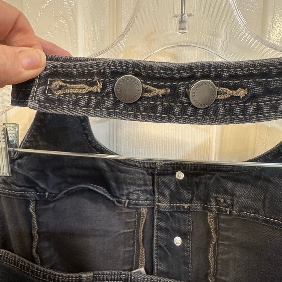 Universal Thread Denim Halter Midi Dress Dark Wash Western Coastal Cowgirl SZ 12 - Picture 6 of 15